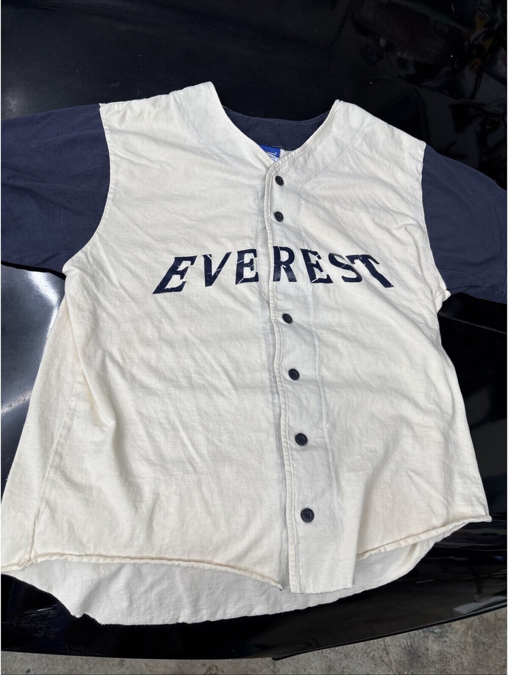Champion Everest Vintage Style Baseball Jersey Shirt Medium
